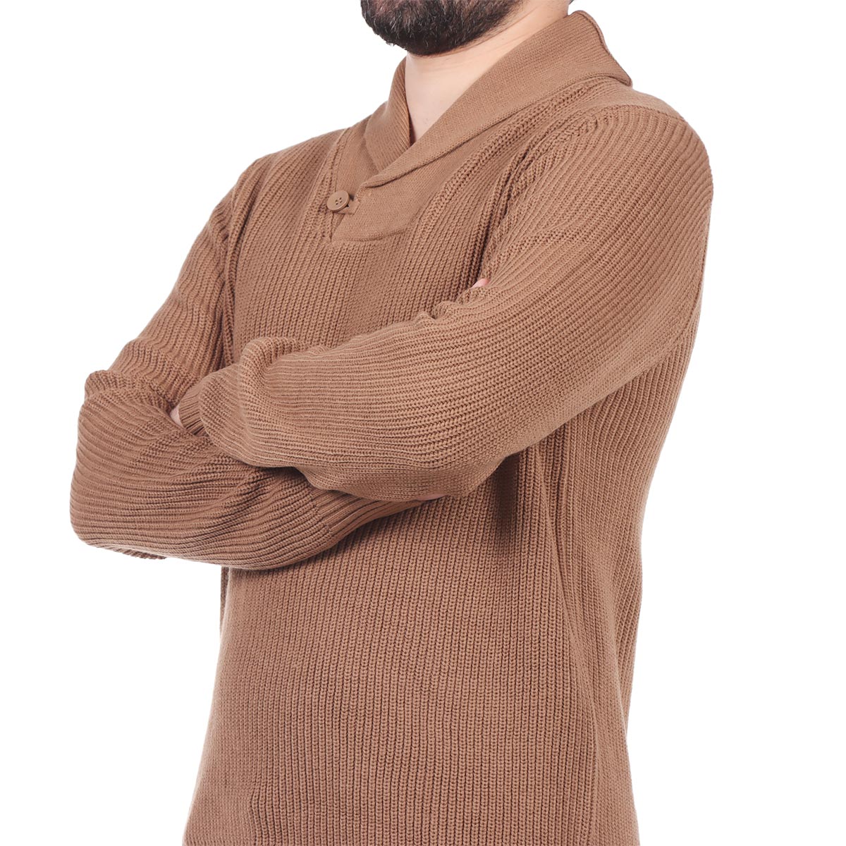 Su&eacute;ter Cuello Cruzado Tejido Casual OVS para Hombre image number null