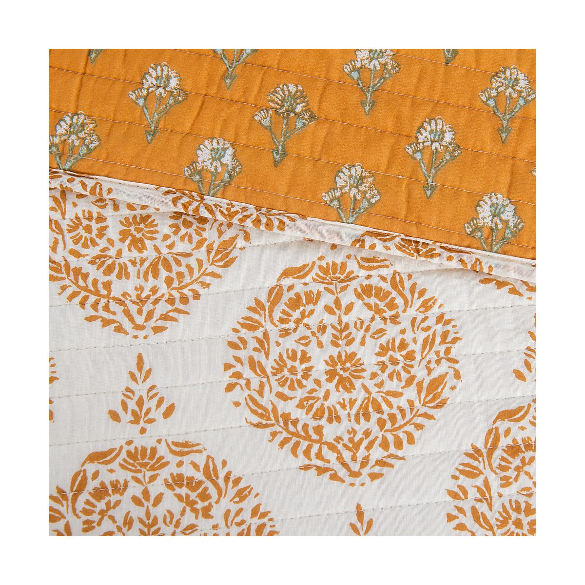 Sobrecama Individual  Naranja Vintage Home image number null