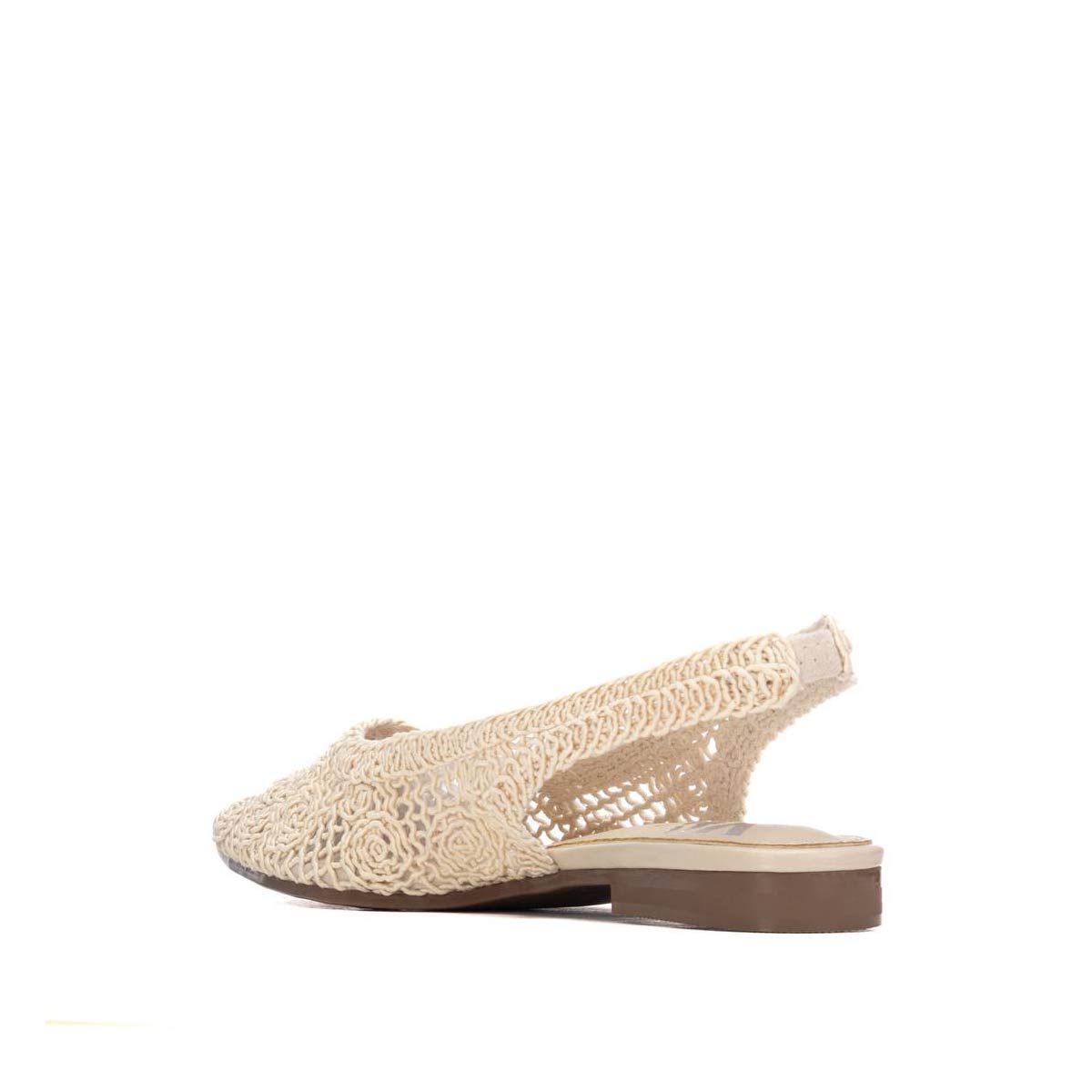 Balerina Puntal de Encaje Puntal Xti Beige para Mujer image number null