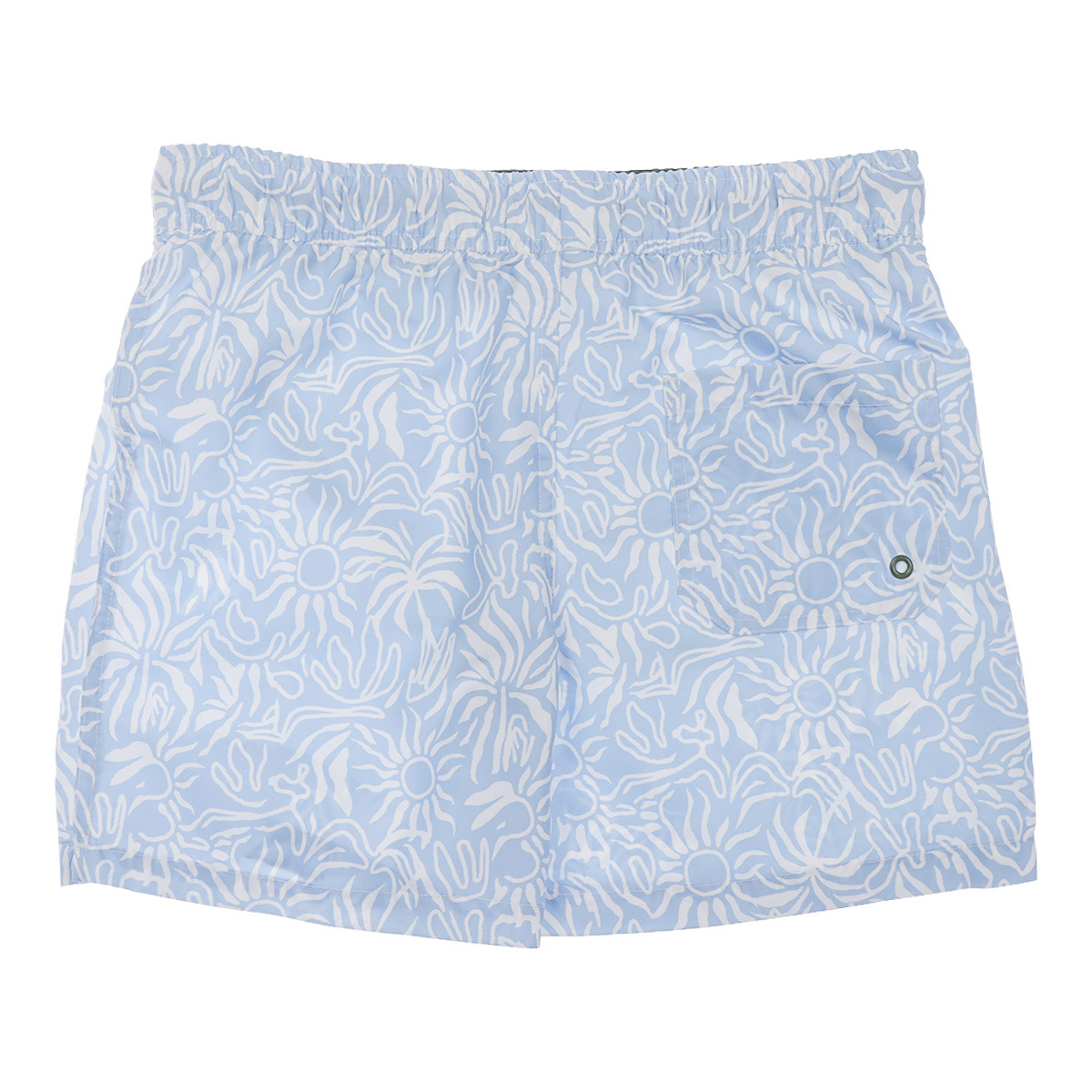 Traje de Ba&ntilde;o Short Flores y Soles Azul Fukka para Ni&ntilde;o image number null