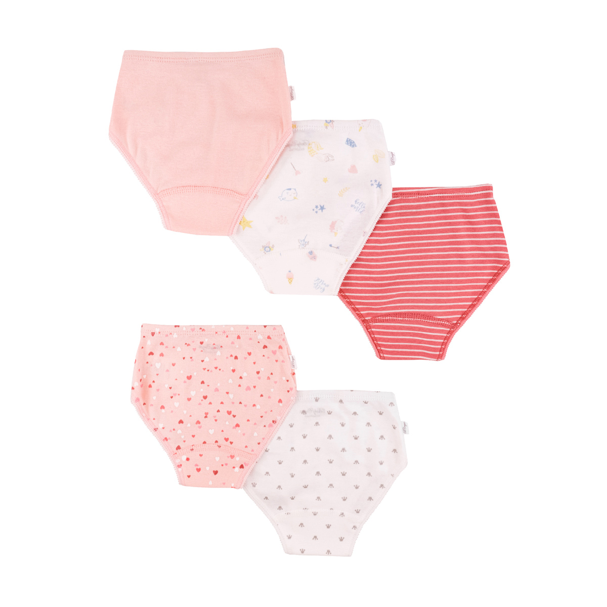 Set 5 Pack Panties Cardigan Baby Creysi para Ni&ntilde;a image number null