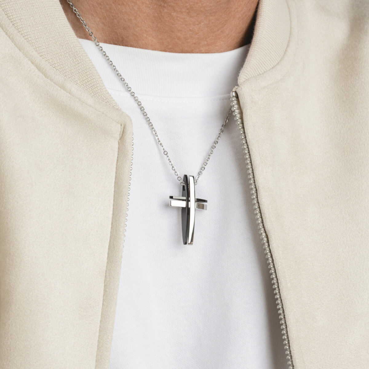 Collar Cruz Men In Black Lotus Style para Hombre image number null
