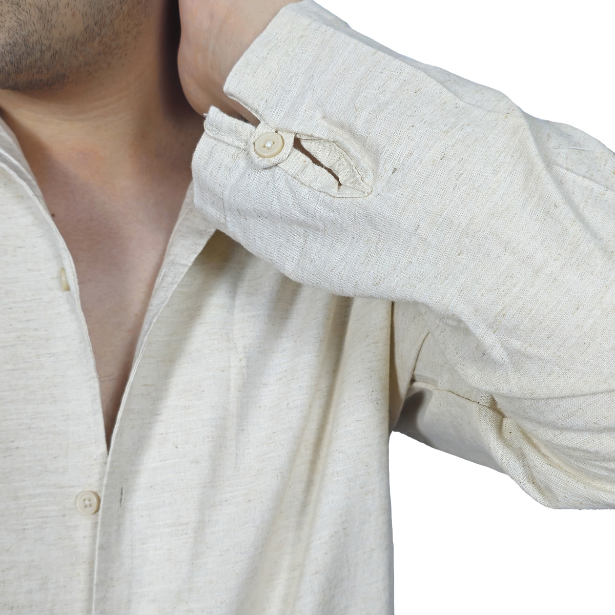 Camisa Casual O'Neill Beige Manga Larga para Hombre image number null