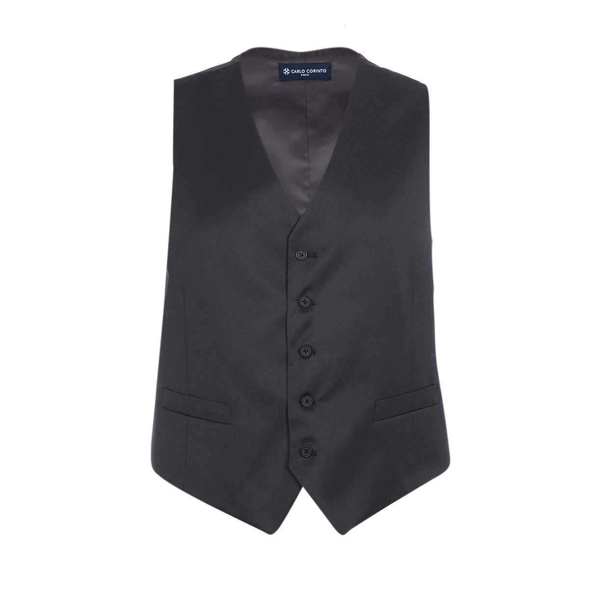Chaleco Moda Carlo Corinto Gris para Hombre Plus image number null