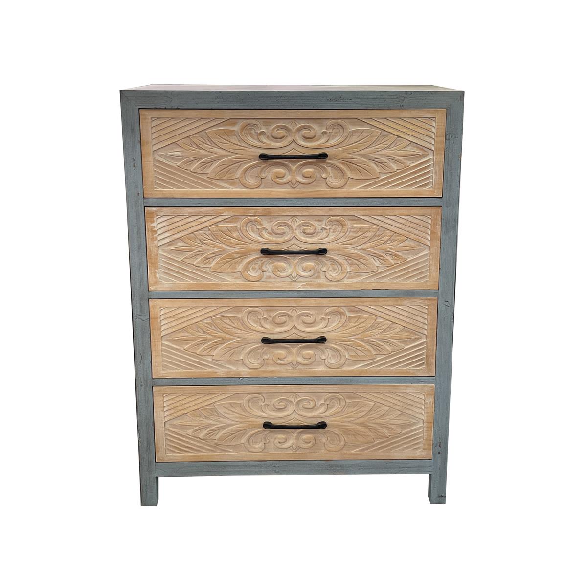 Cajonera 4 Cajones Jazmin Vintage Home image number null