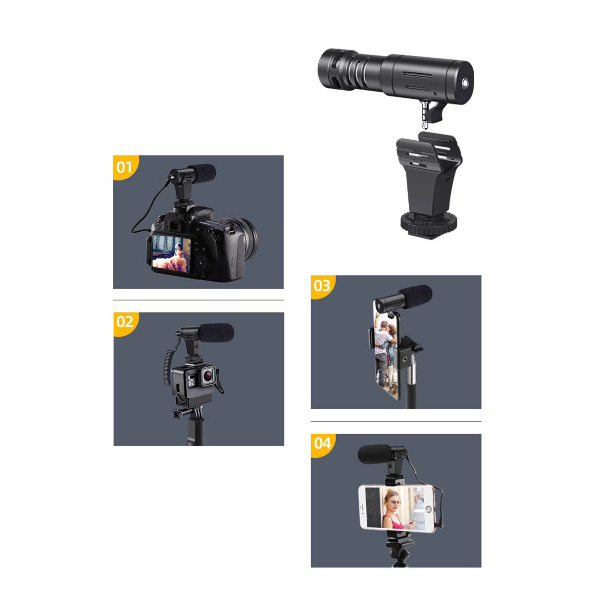 Micr&oacute;fono Pro Clip On Geartek image number null