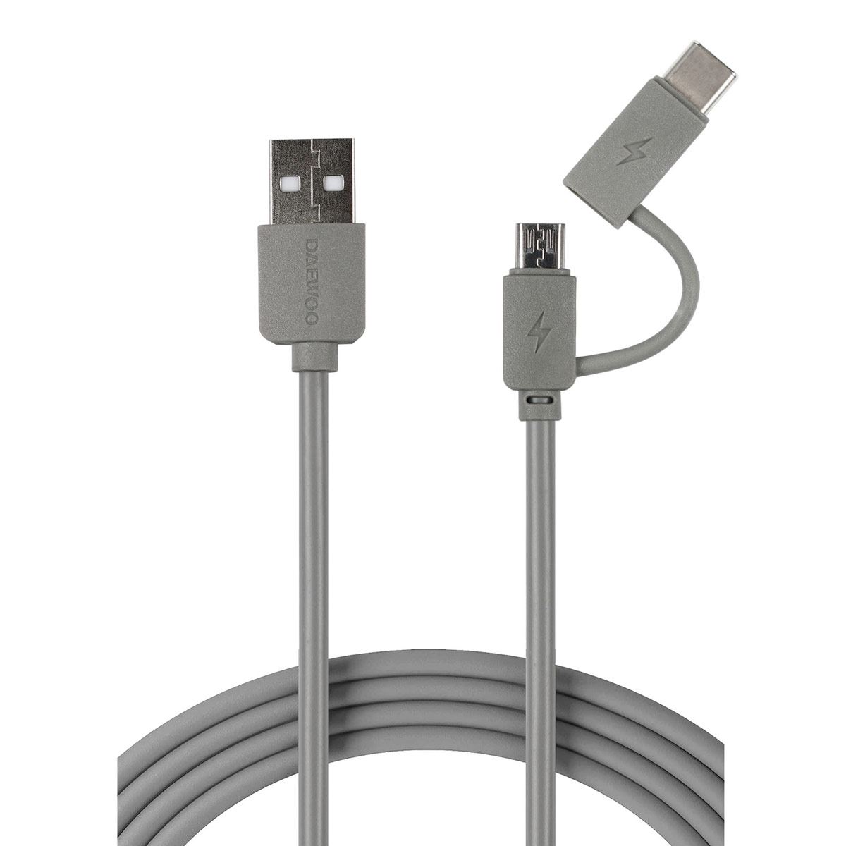 Cable Daewoo 2 en 1 Micro USB / Tipo C image number null