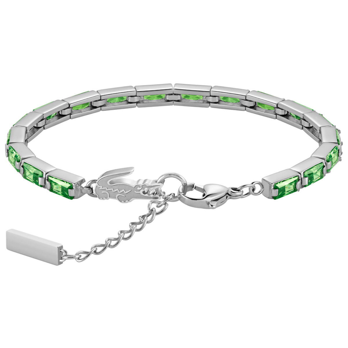 Pulsera Cristales Mujer Duchess 22 Acero Plateado image number null