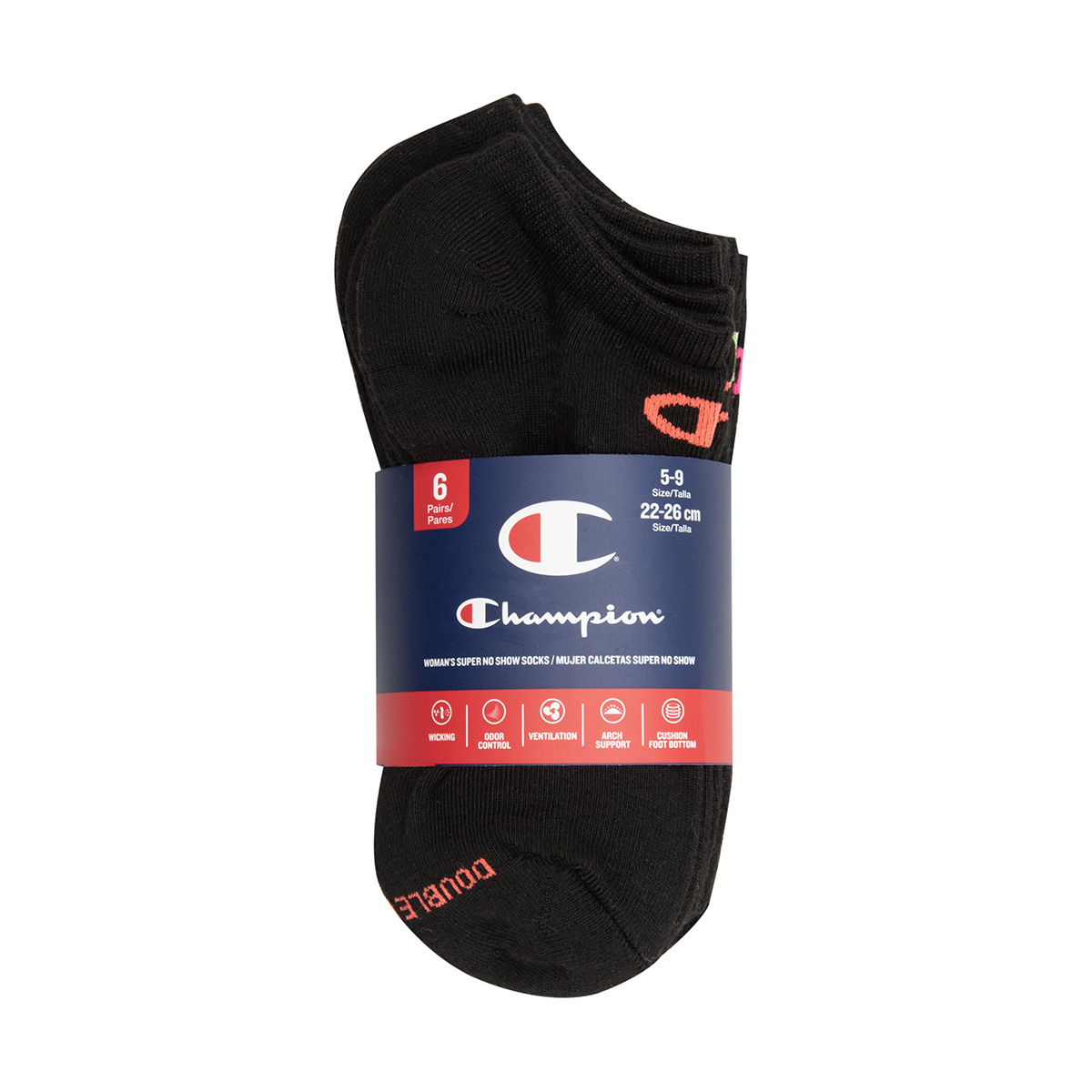 6 Pack Calcetas Champion para Mujer image number null
