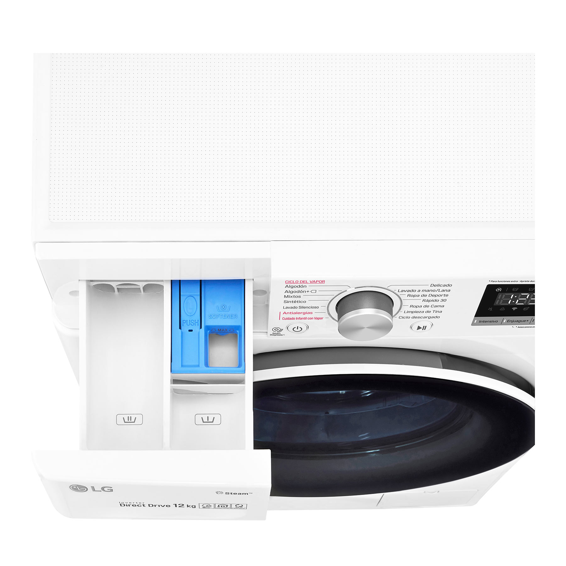 Lavadora LG Carga Frontal AI DD&trade; 12kg - WM12WVC4S6 image number null