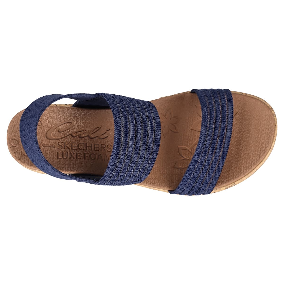 Sandalia Skechers Cali Beverlee Sheer Luck Azul Marino para Mujer image number null