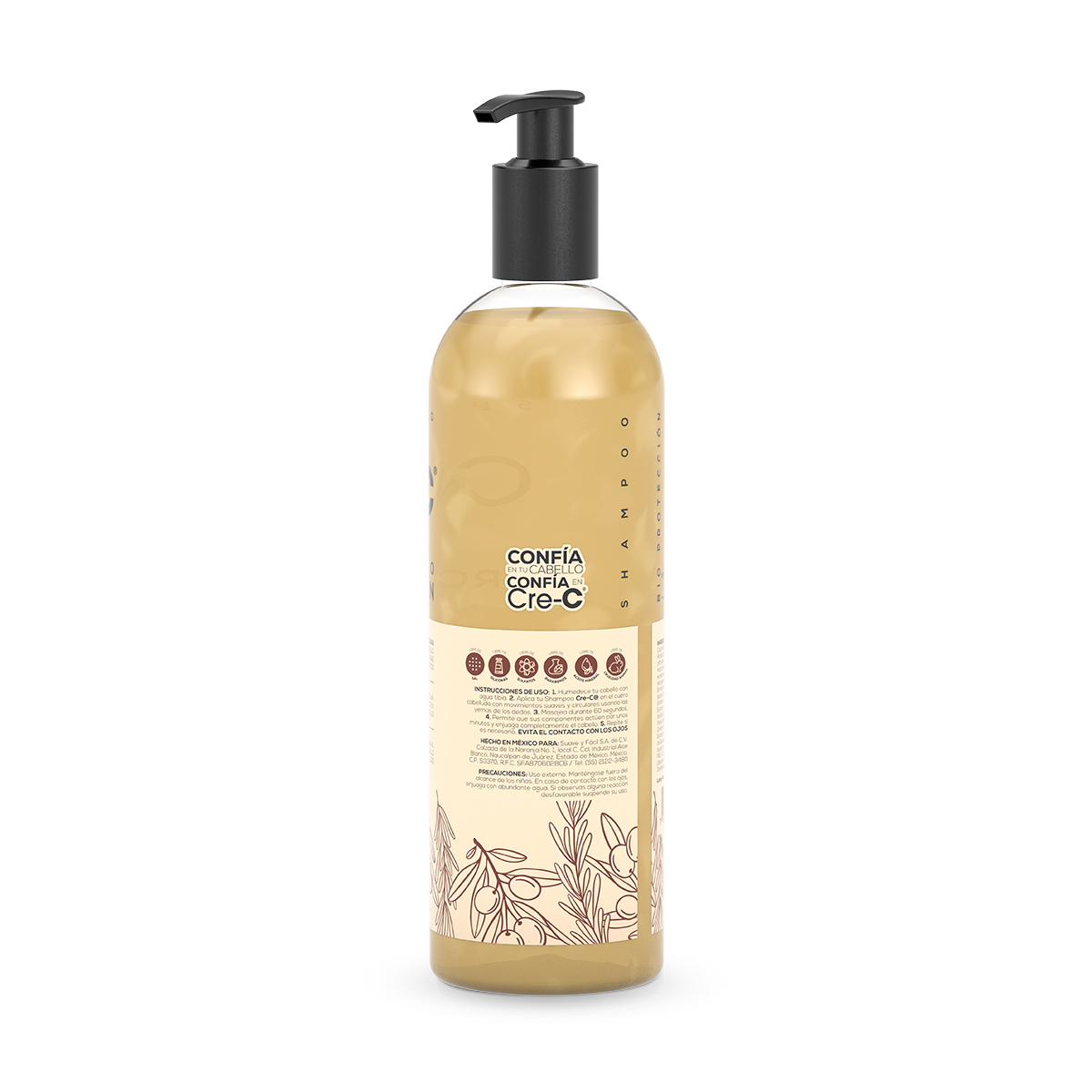 Cre-c Shampoo Bio Protecci&oacute;n De Da&ntilde;os 360&deg; 500 Ml image number null
