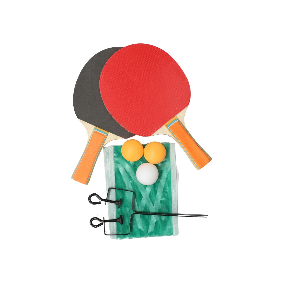 Set de paleta y 3 pelotas Ping Pong Modelo image number null