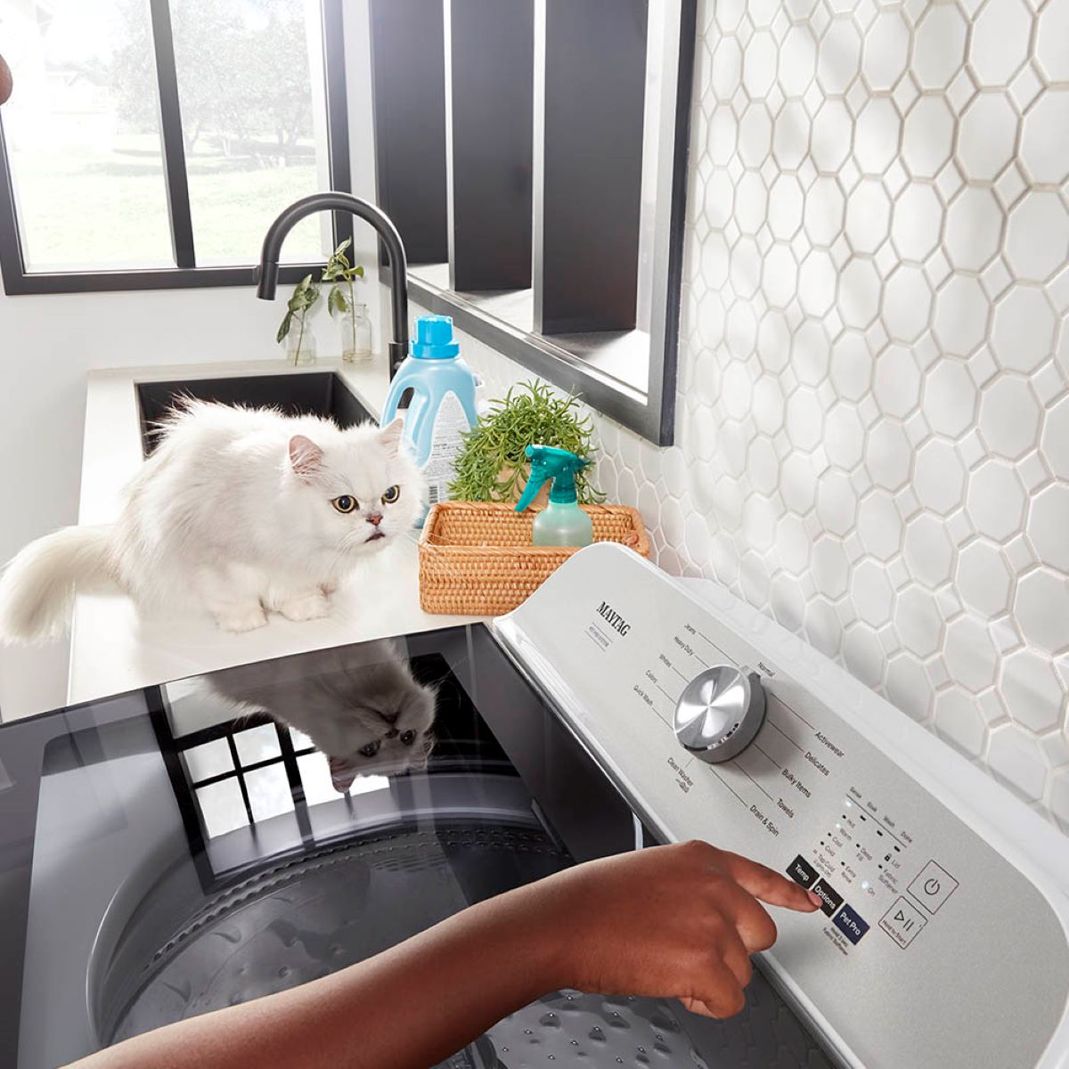 Secadora A Gas Pet Maytag 25kg 7mmgd6500rw Blanca image number null