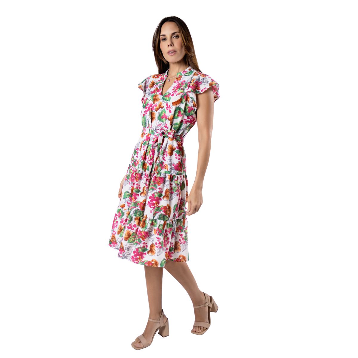 Vestido Estampado Zucca Para Mujer image number null