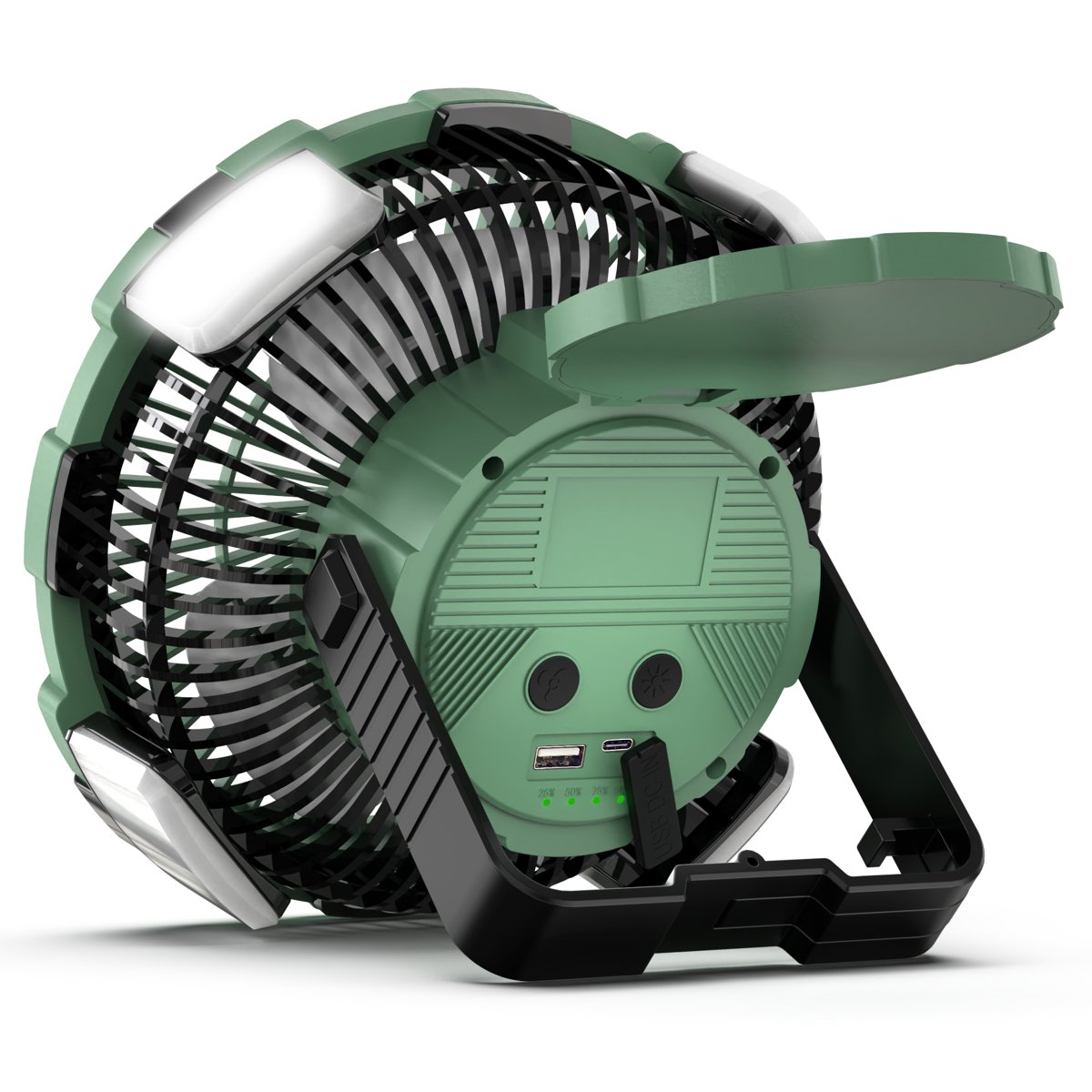 Ventilador Multifuncional con Lampara Solar image number null