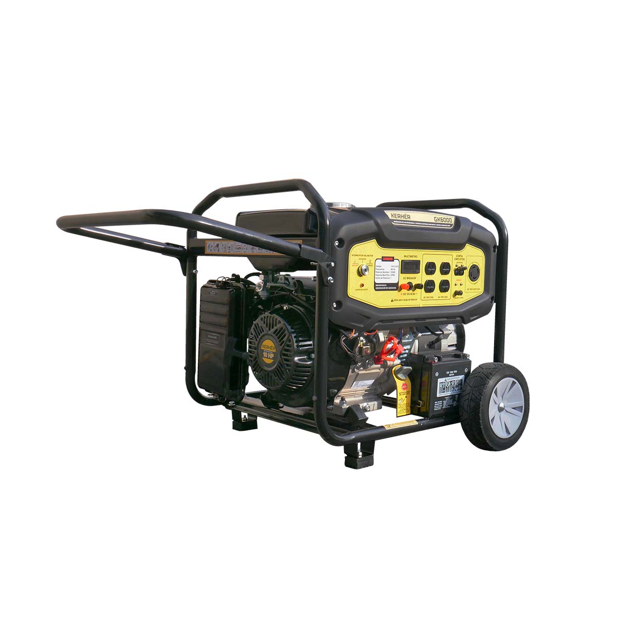 Generador a Gasolina Kerher 5000W C/10CF 110V/220V image number null