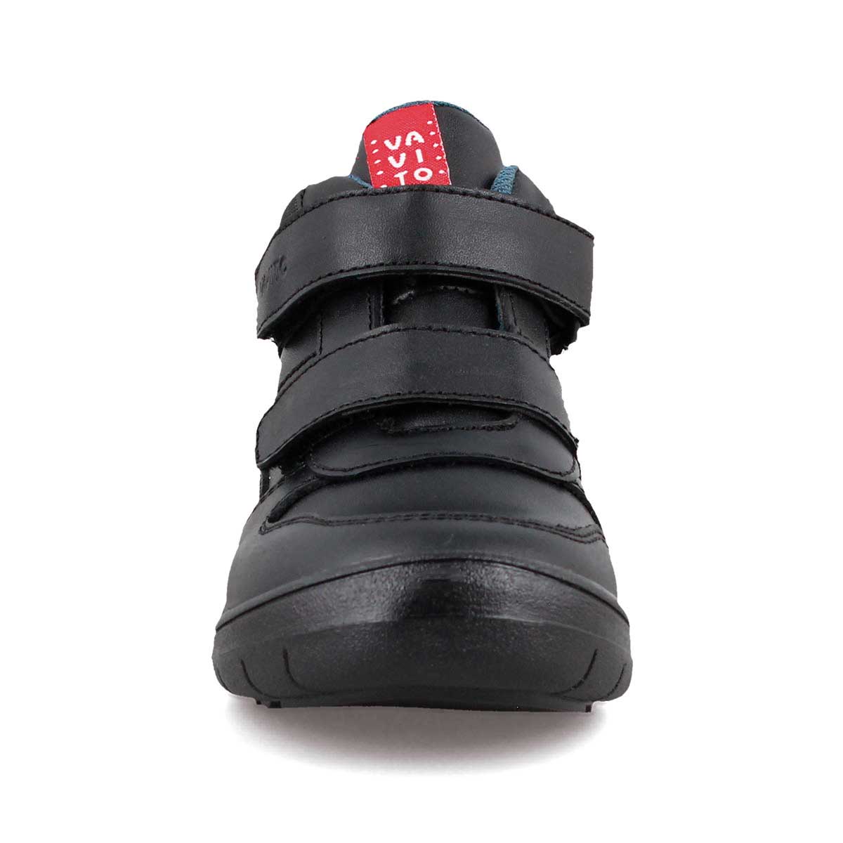Bota Escolar Vavito Negro Ajuste Doble Velcro para Ni&ntilde;o image number null