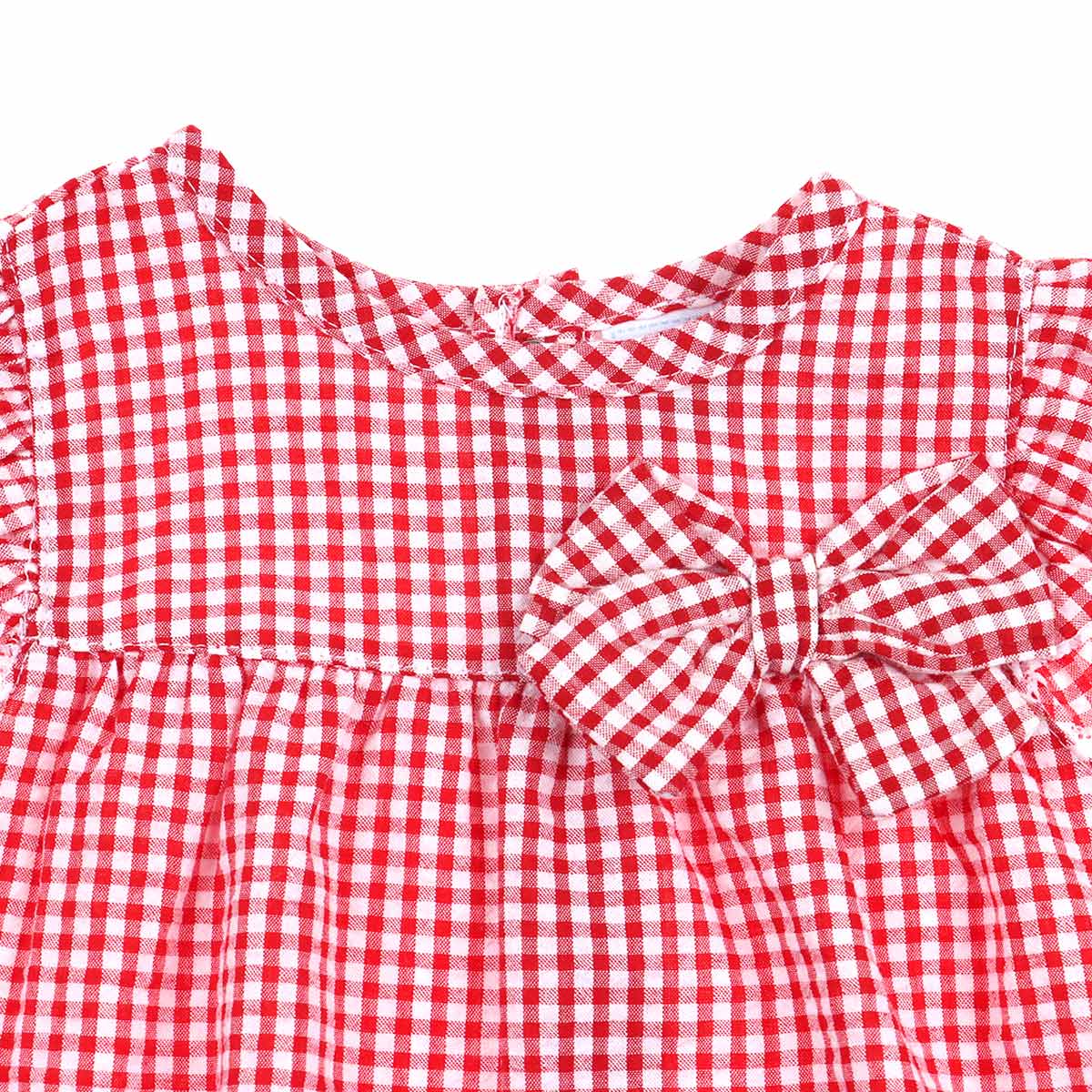Romper Cuadros Bicolor Vichy Algod&oacute;n Carosello Beb&eacute; Ni&ntilde;a image number null