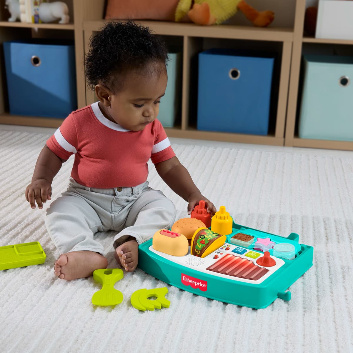 Fisher Price Andadera Para Bebes Carro De Snacks 4 En 1 Mattel image number null