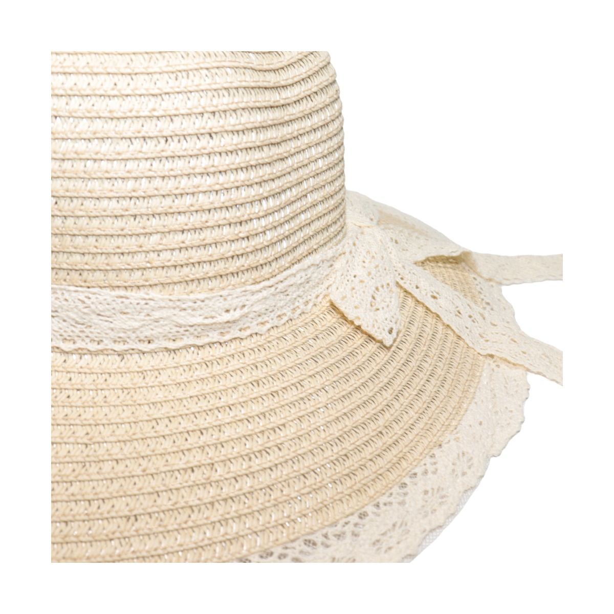 Sombrero De Playa Con mo&ntilde;o De Encaje A Phi By Philosophy Jr image number null