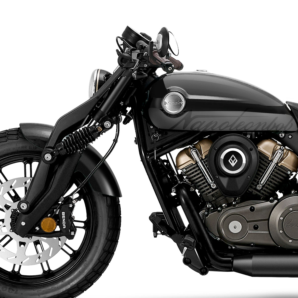 Motocicleta Chopper Benda Napoleonbob 250 Negro 2026 image number null