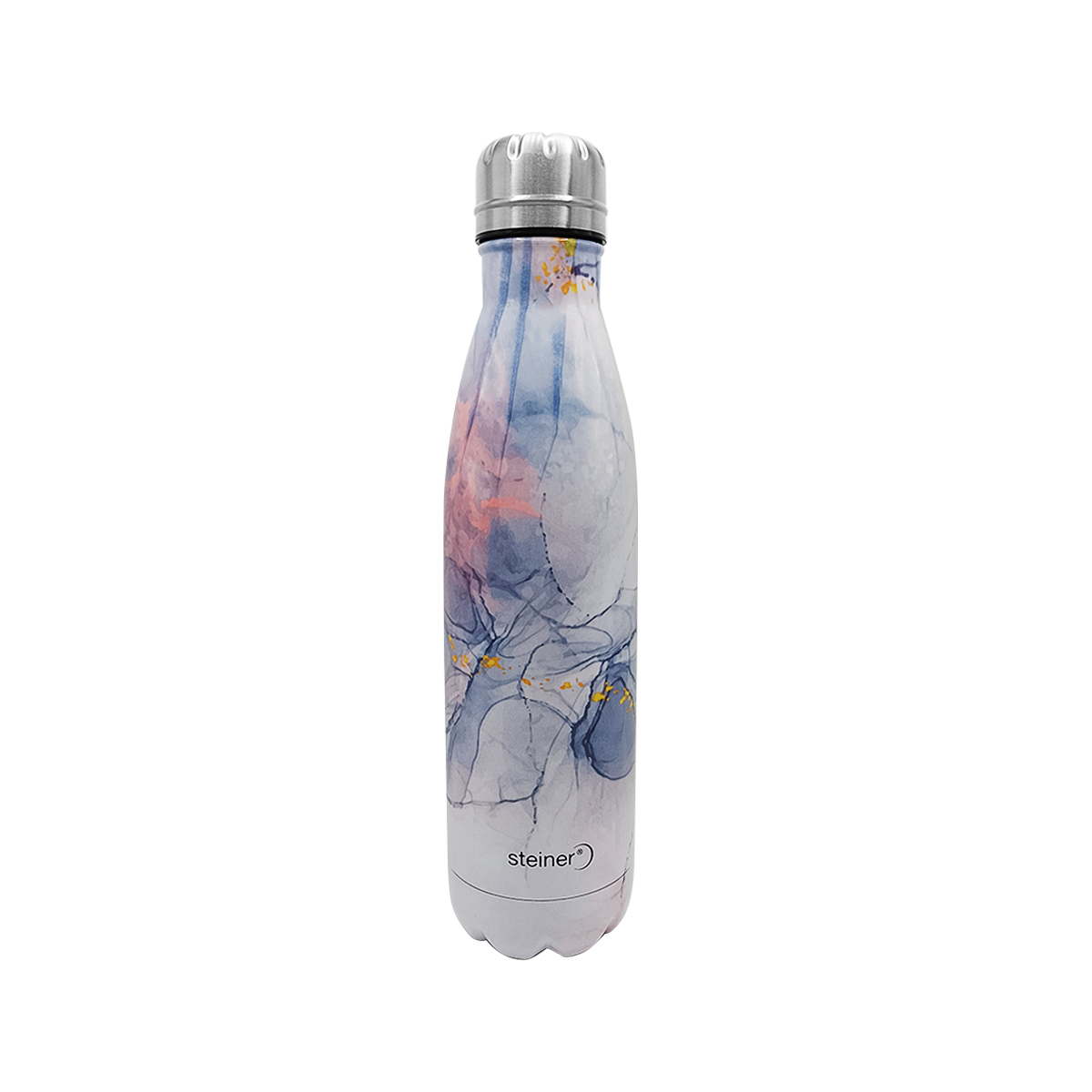 Botella de Acero Inoxidable 750 ml Color Violeta Marmoleado image number null