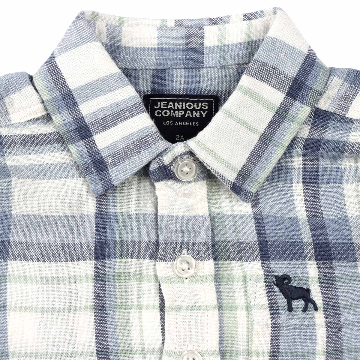 Camisa Cuadros Manga Corta Casual Jeanious Ni&ntilde;o Toddler image number null