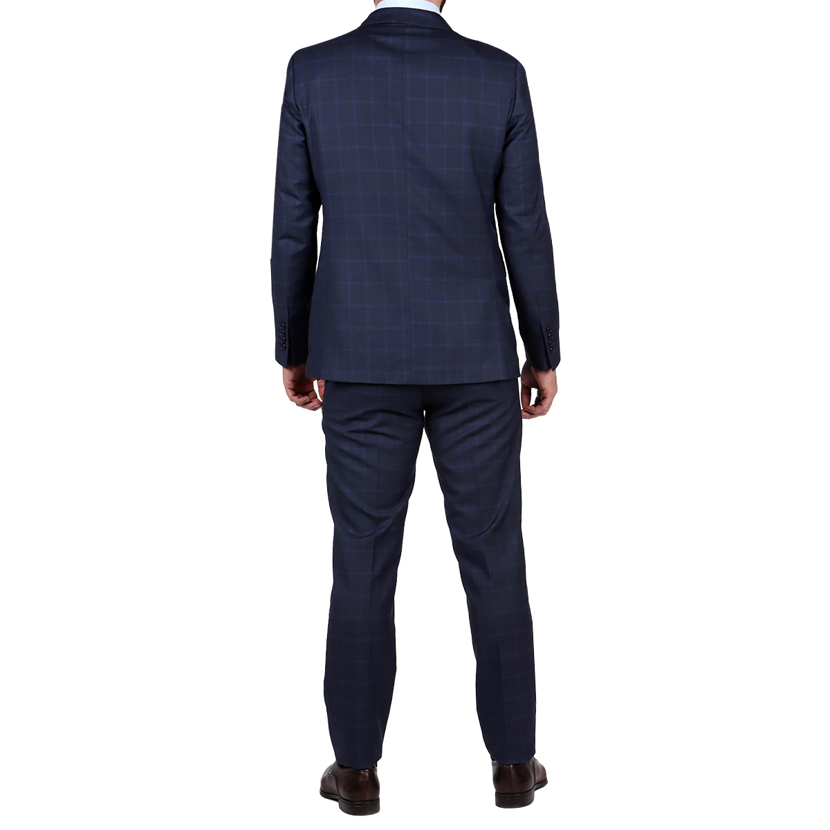 Traje Corte Slim Fit Cuadros Bruno Magnani para Hombre image number null