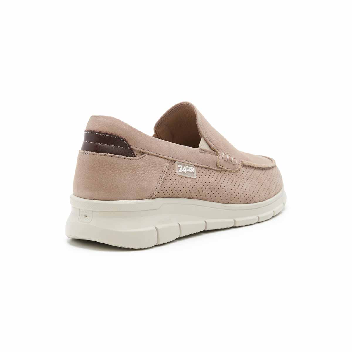 Mocas&iacute;n Estilo N&aacute;utico 24Hrs en Piel Nobuck para Hombre image number null