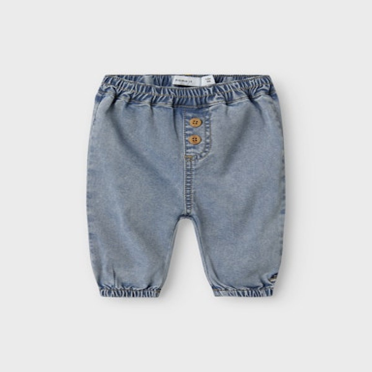 Pantal&oacute;n Mezclilla Baggy Name It Cintura El&aacute;stica para Ni&ntilde;a image number null