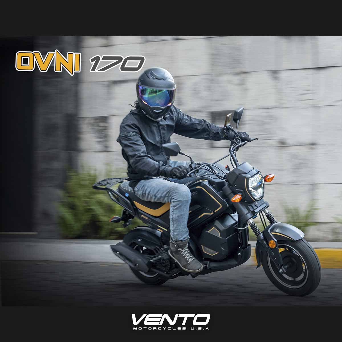 MOTOCICLETA VENTO OVNI 170 AMARILLA 2026 image number null