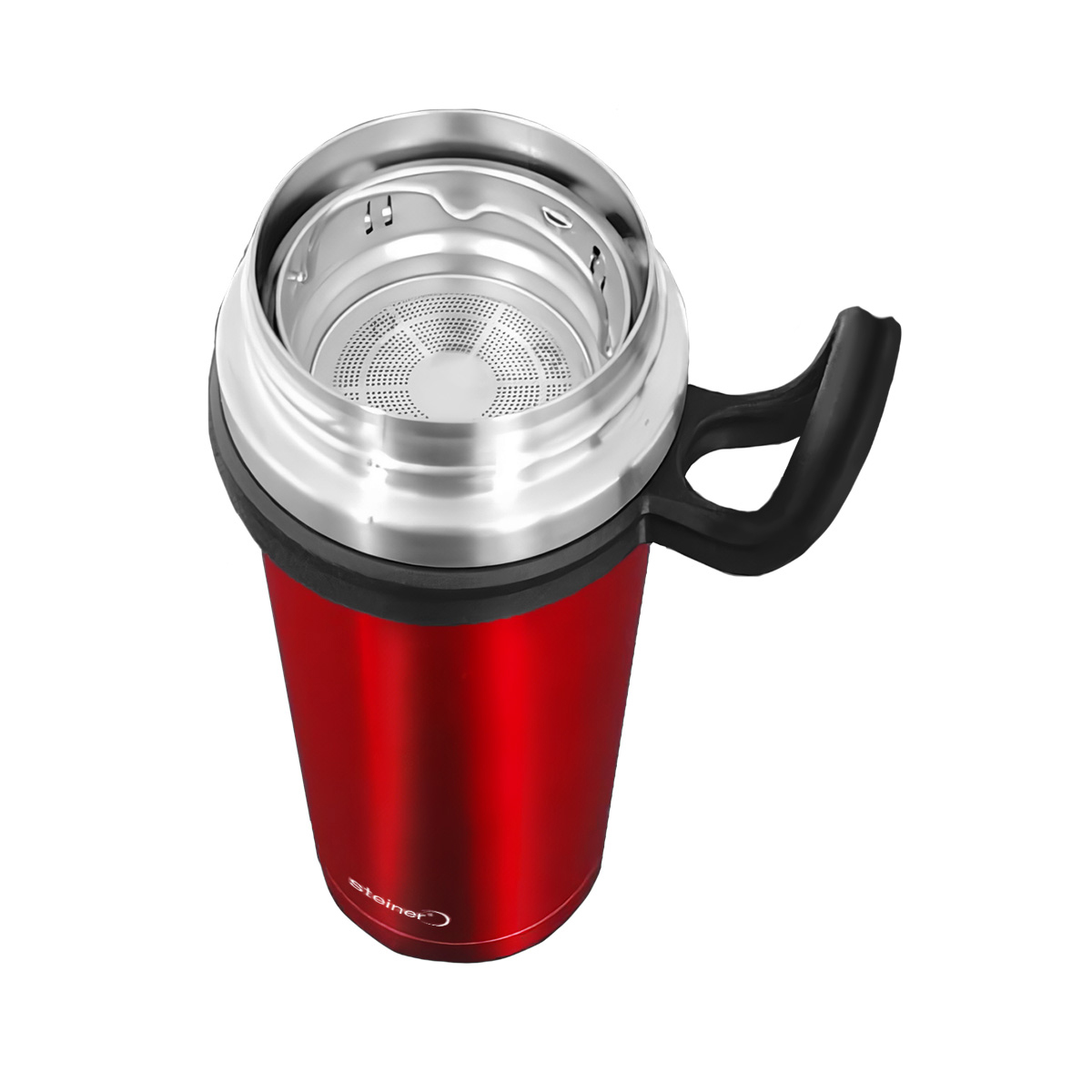 Termo Acero Inoxidable de Doble Pared STEINER 450 ml Color Rojo image number null
