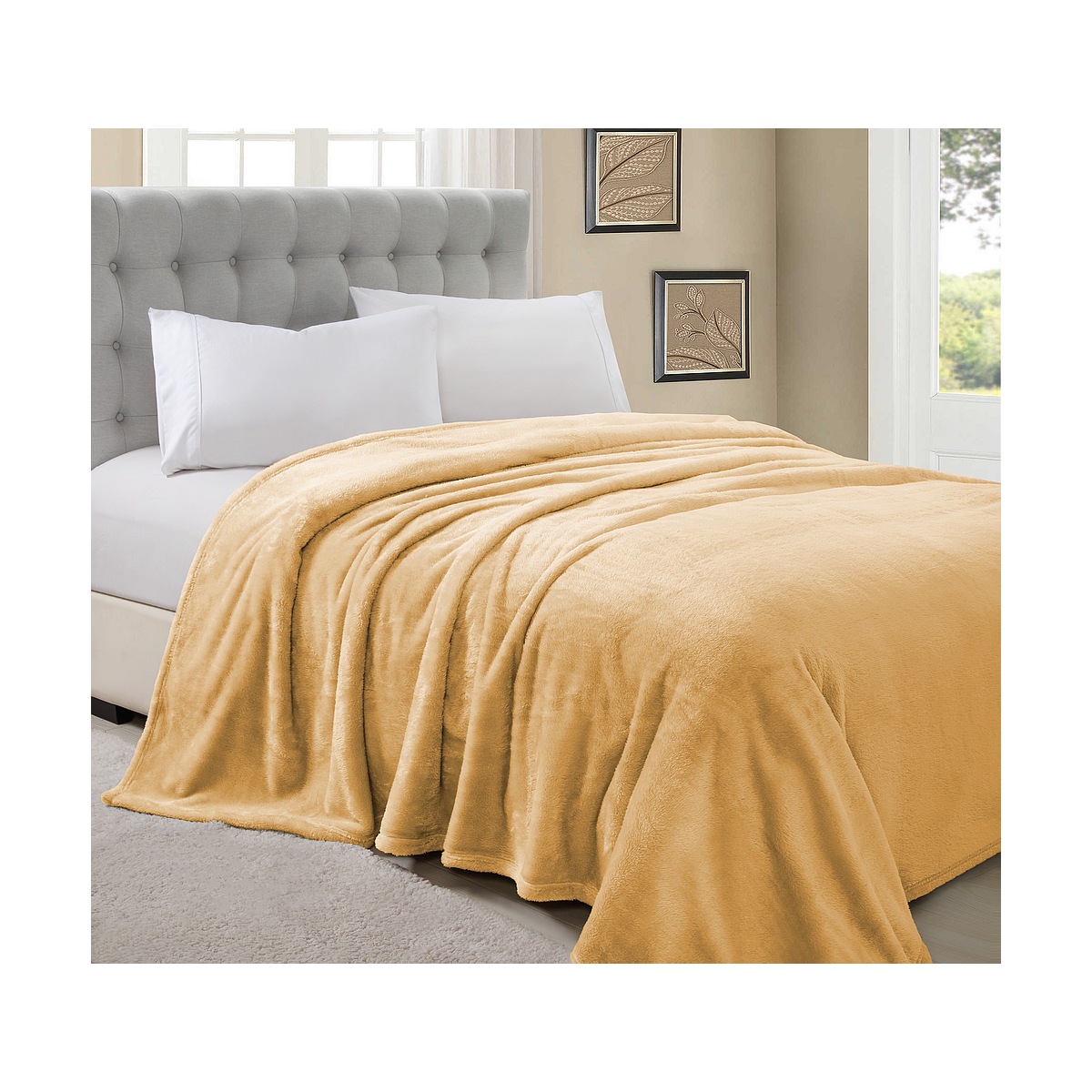 Cobertor Matrimonial/Queen  Naranja Vintage Home image number null