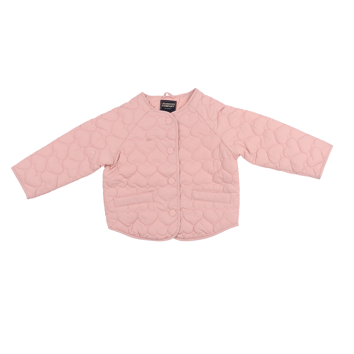 Chamarra Capitonada Corazones Jeanious para Ni&ntilde;a Toddler image number null