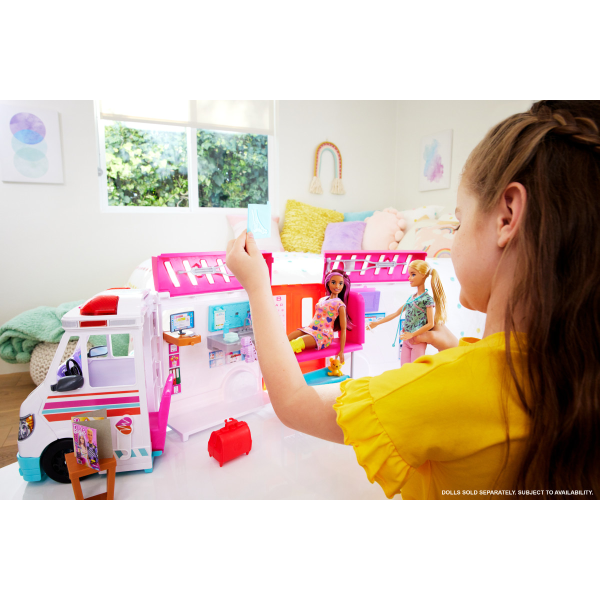 Barbie Profesiones Set De Juego Cl&iacute;nica De Atenci&oacute;n M&eacute;dica image number null
