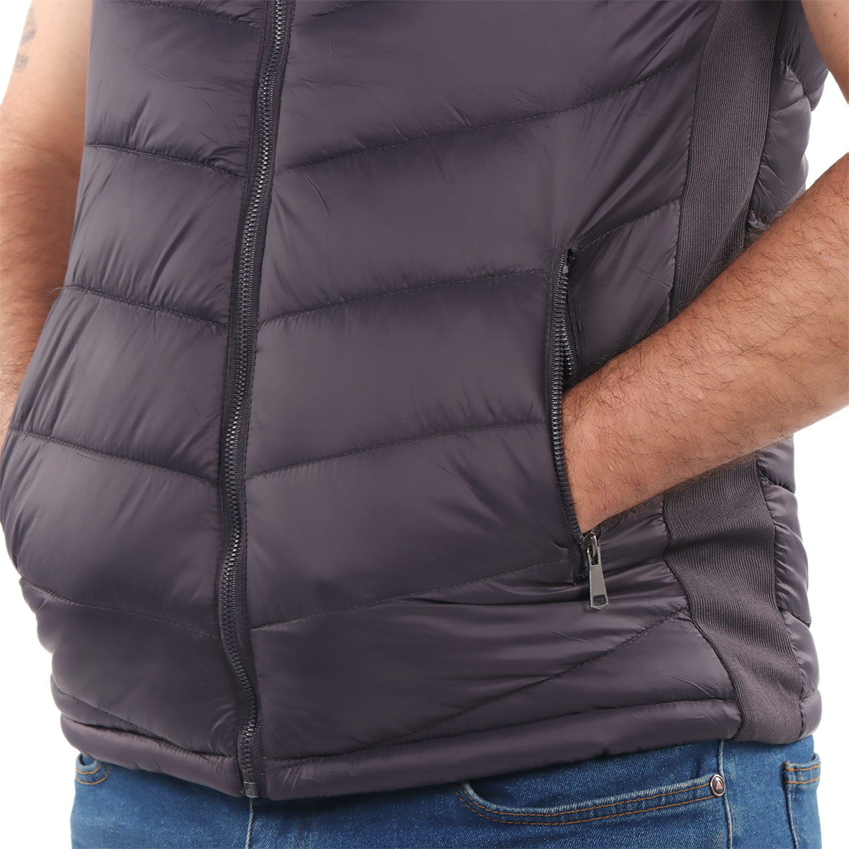 Chaleco Capitonado con Gorro Tim Men para Hombre image number null