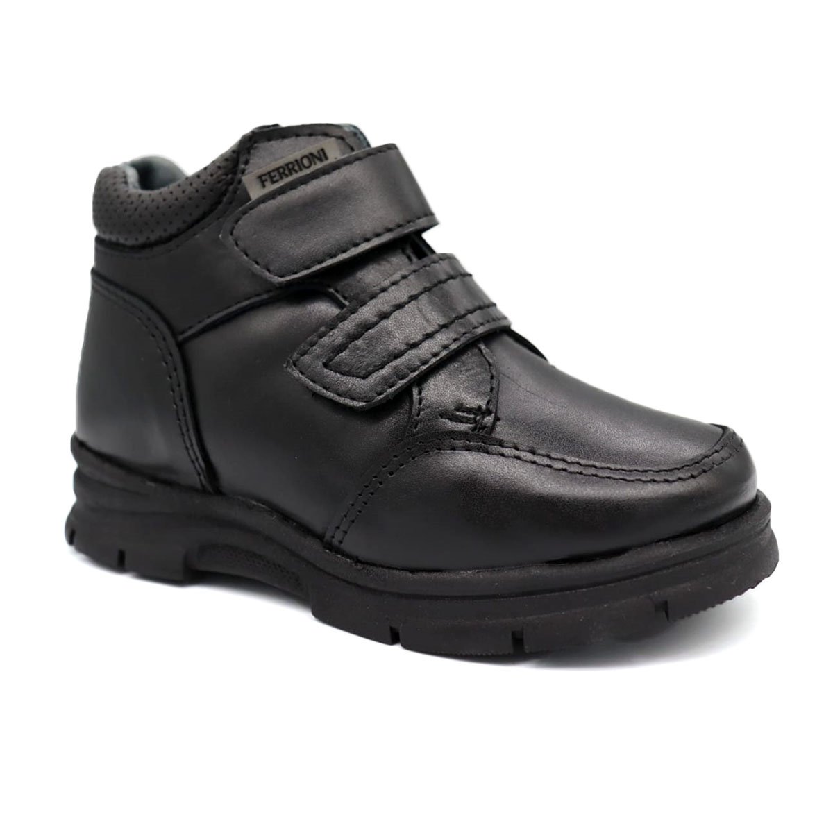 Botin Escolar Con Velcro 15-21 Negro Ferrioni image number null