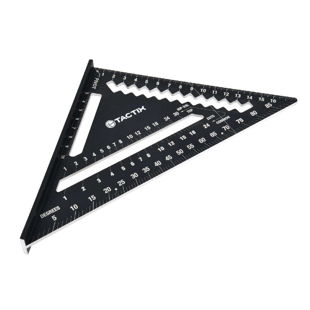 ESCUADRA TRIANGULAR DE ALUMINIO DE 178 MM image number null