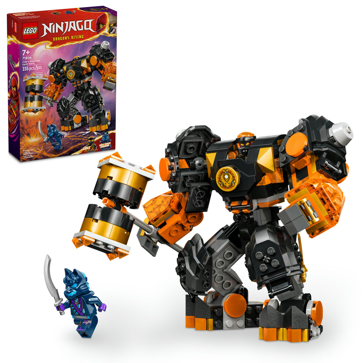 Lego Meca Elemental de la Tierra de Cole image number null