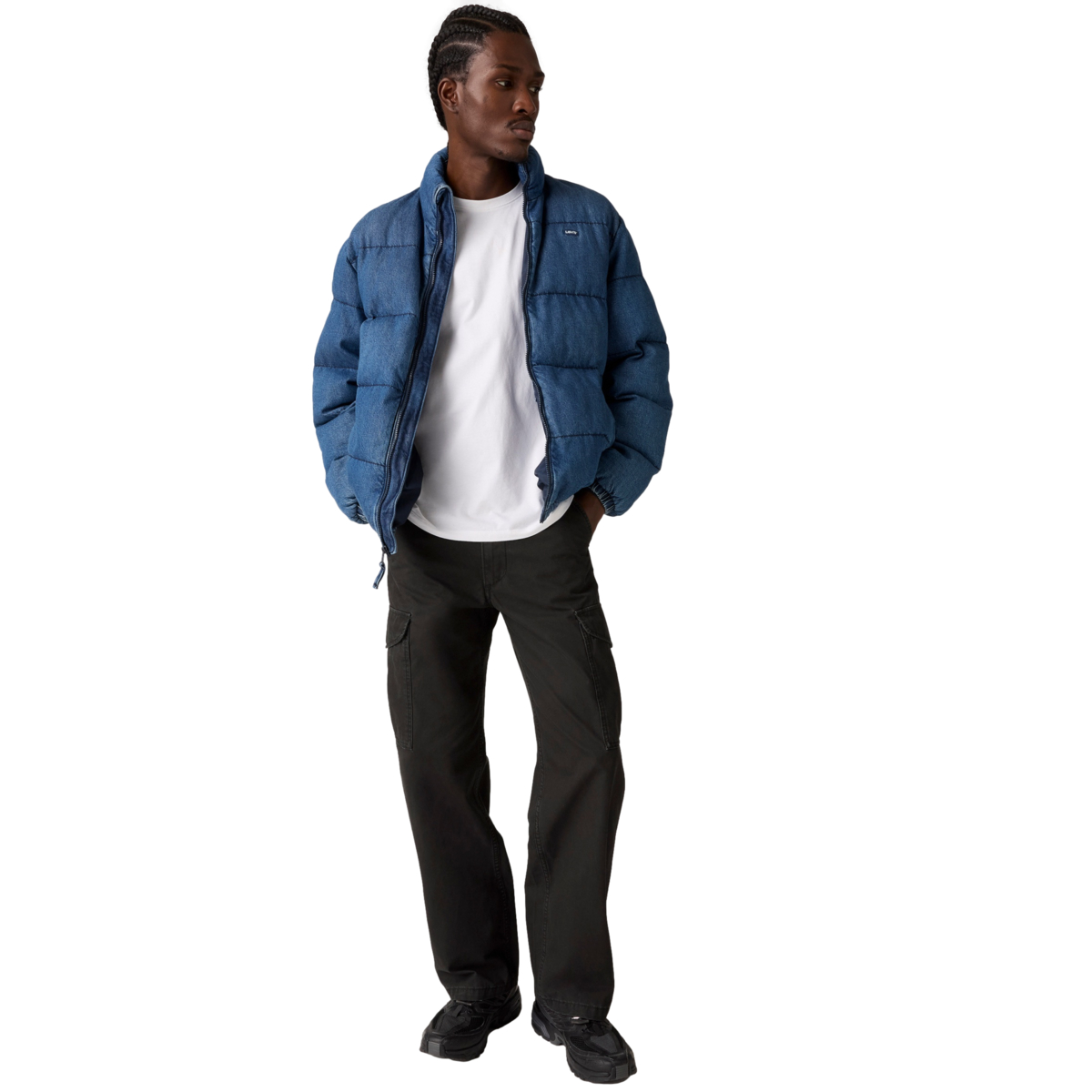 Levi&rsquo;s&reg; Pantal&oacute;n XX Cargo Baggy Fit Negro para Hombre image number null