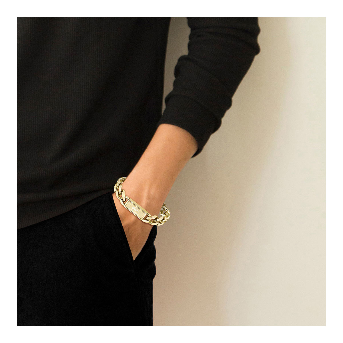 Brazalete Backhand Acero para Hombre image number null