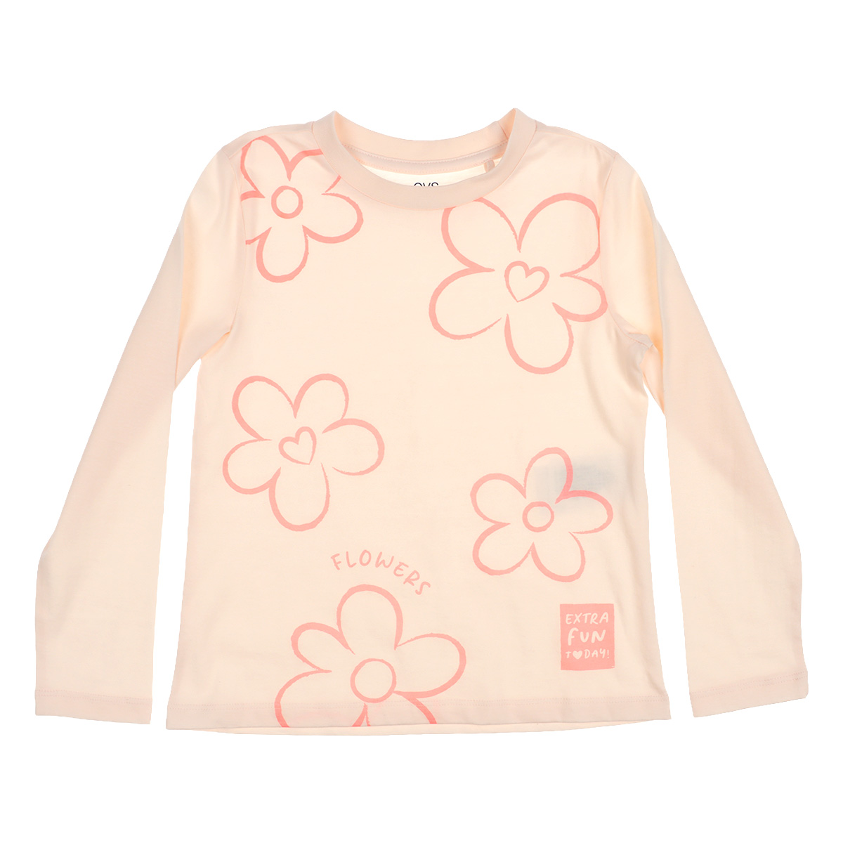 Playera Estampado Flores Manga Larga OVS para Toddler Ni&ntilde;a image number null