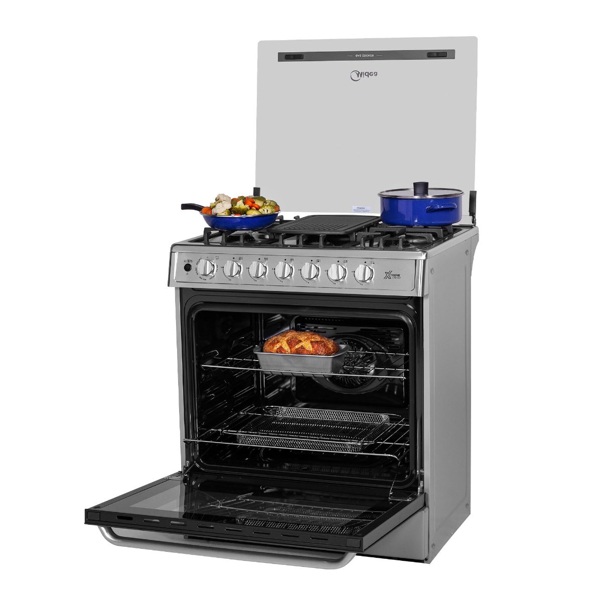 Estufa 30 Gris Con Air Fryer Midea image number null
