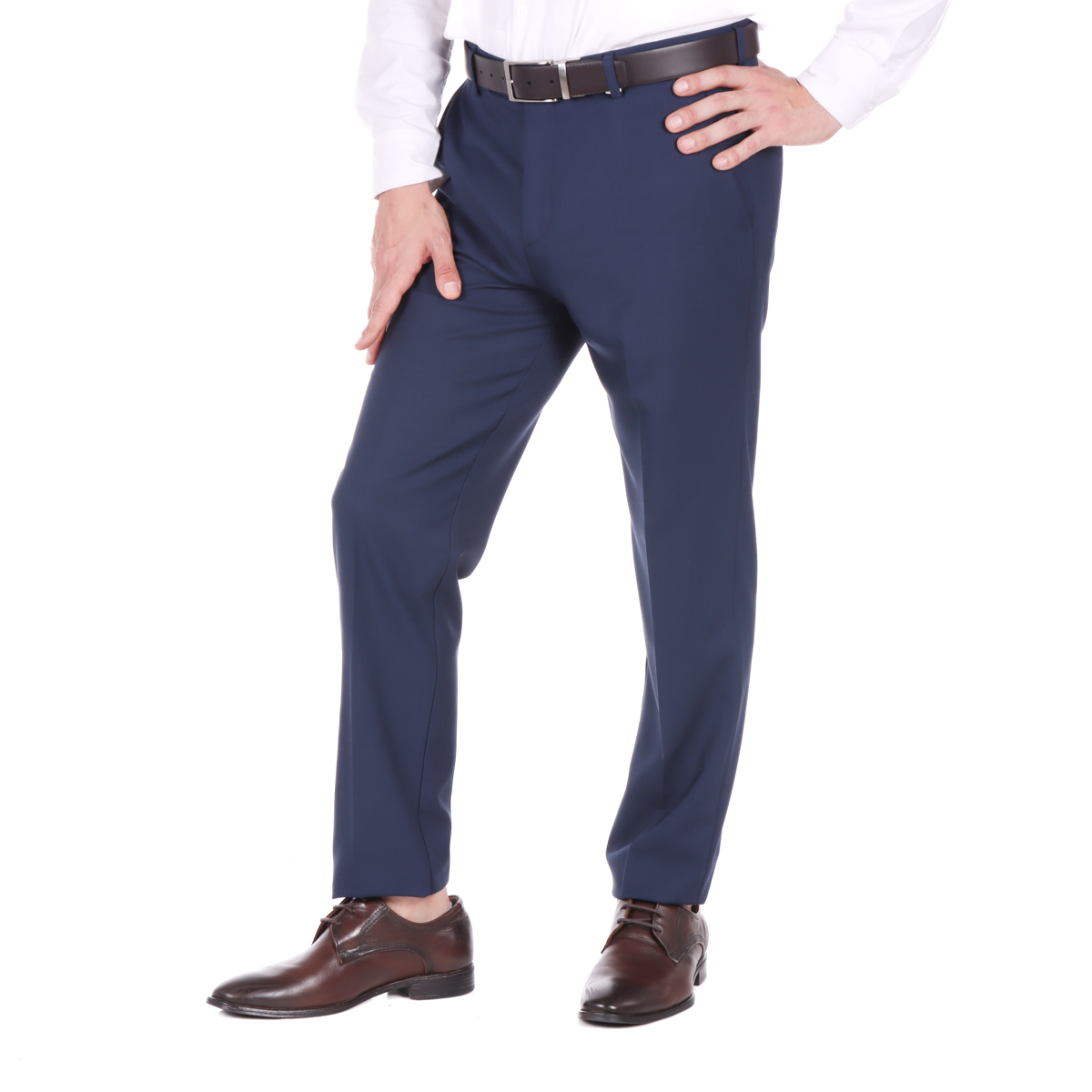 Pantal&oacute;n de Vestir Carlo Corinto Hombre Azul Marino image number null