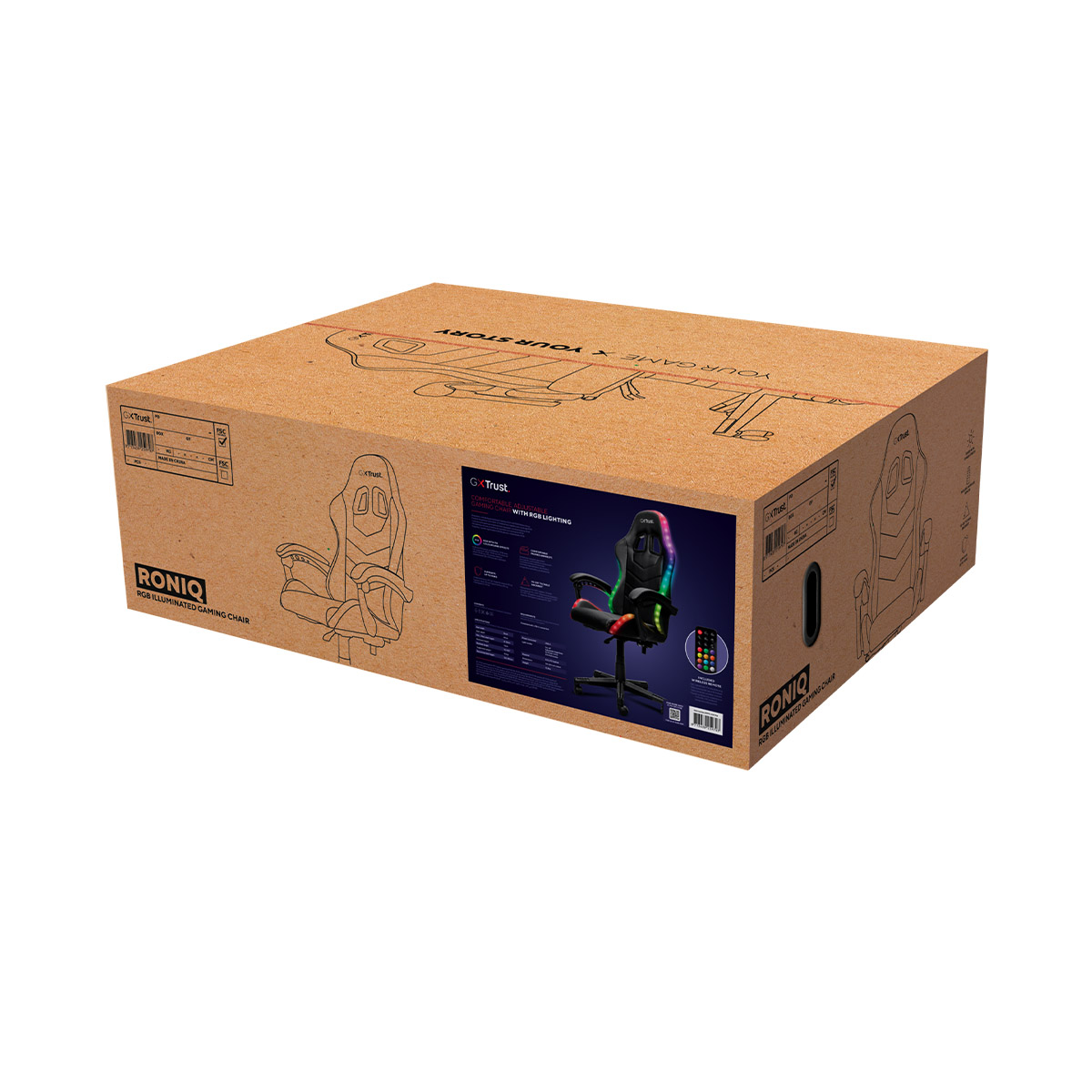 SILLA GXT 704 RONIQ GAMING RGB, TRUST. image number null