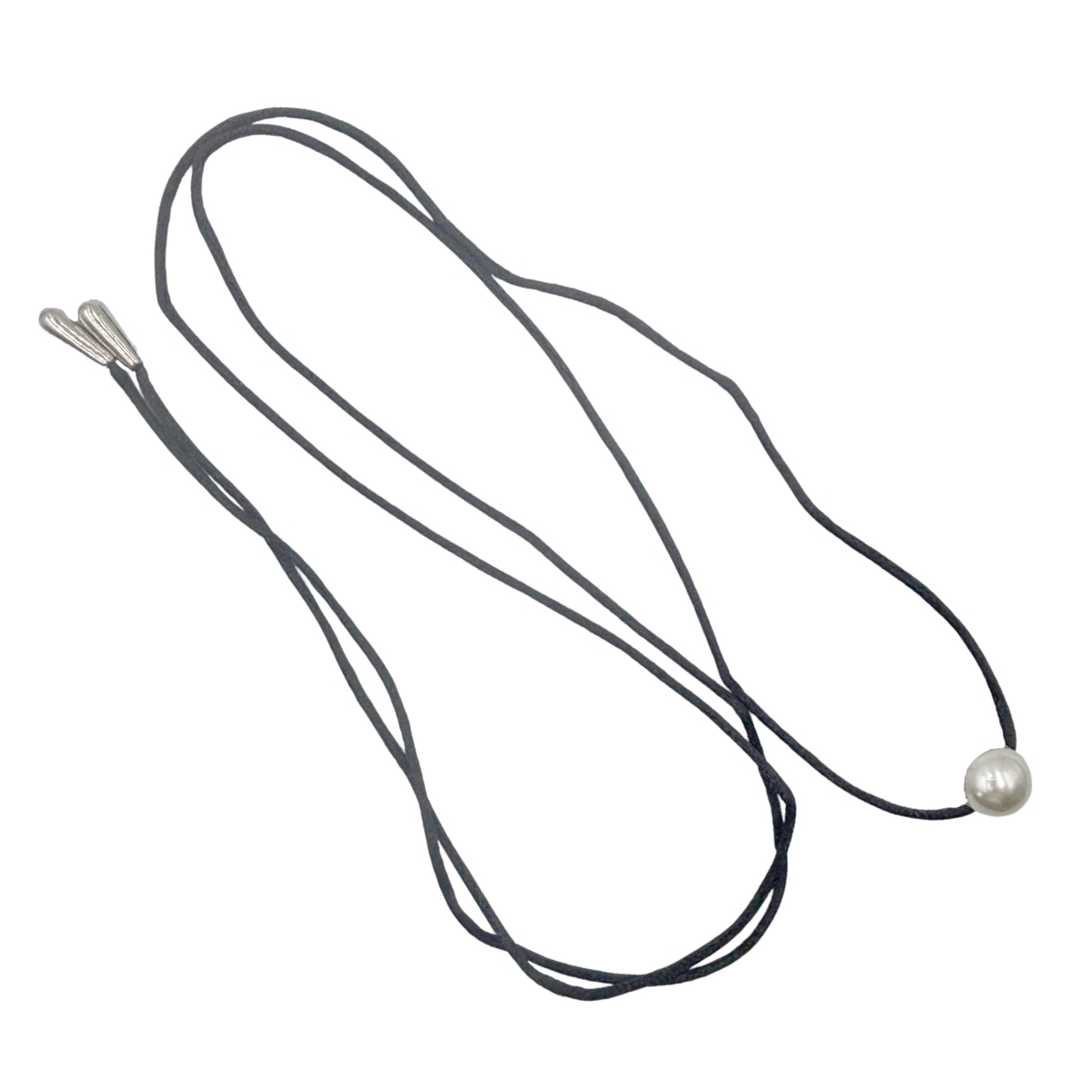 Choker Liston Cuero Perla Aktuales Para Mujer image number null