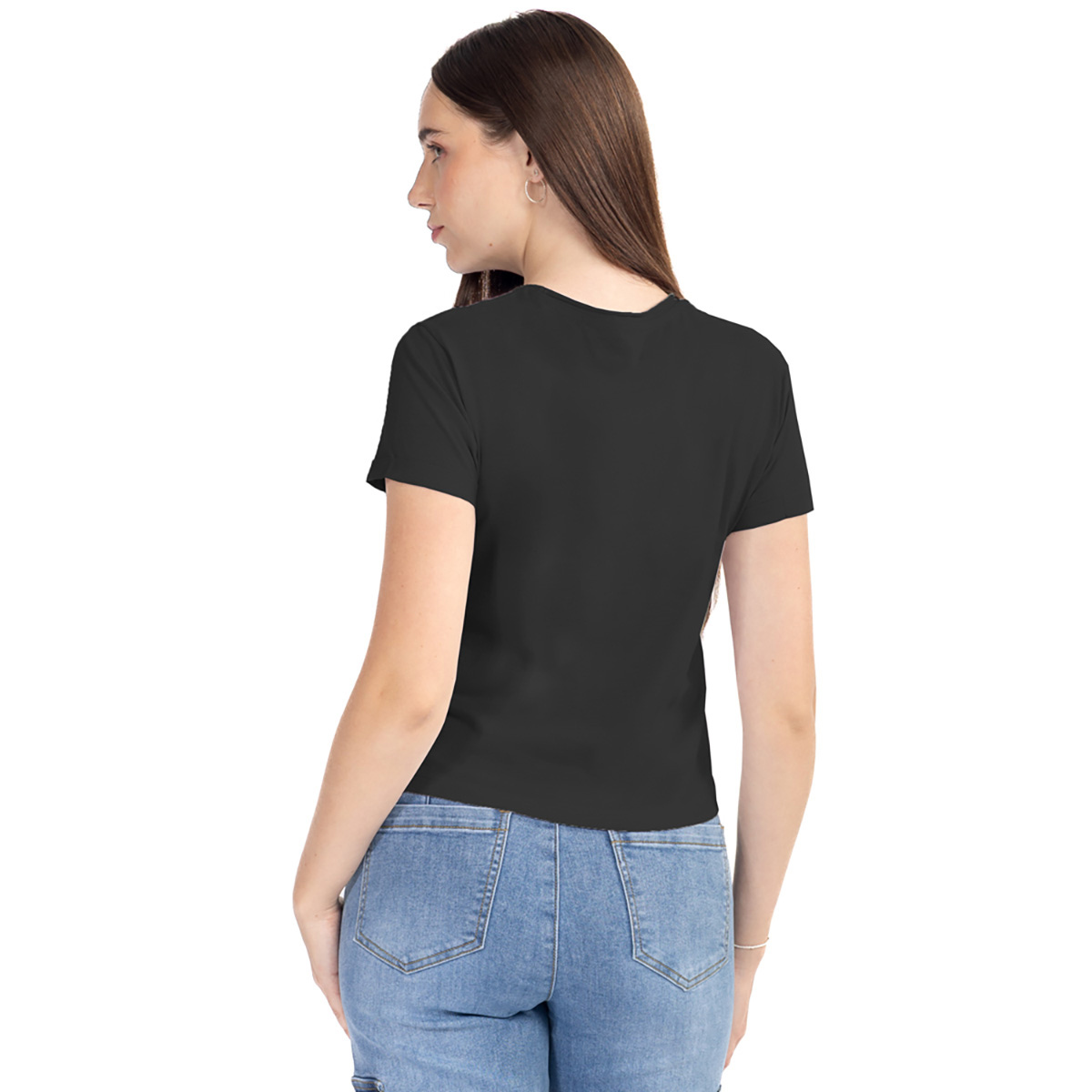 Playera Basica Manga Corta Forever  21 Para Mujer Junior image number null