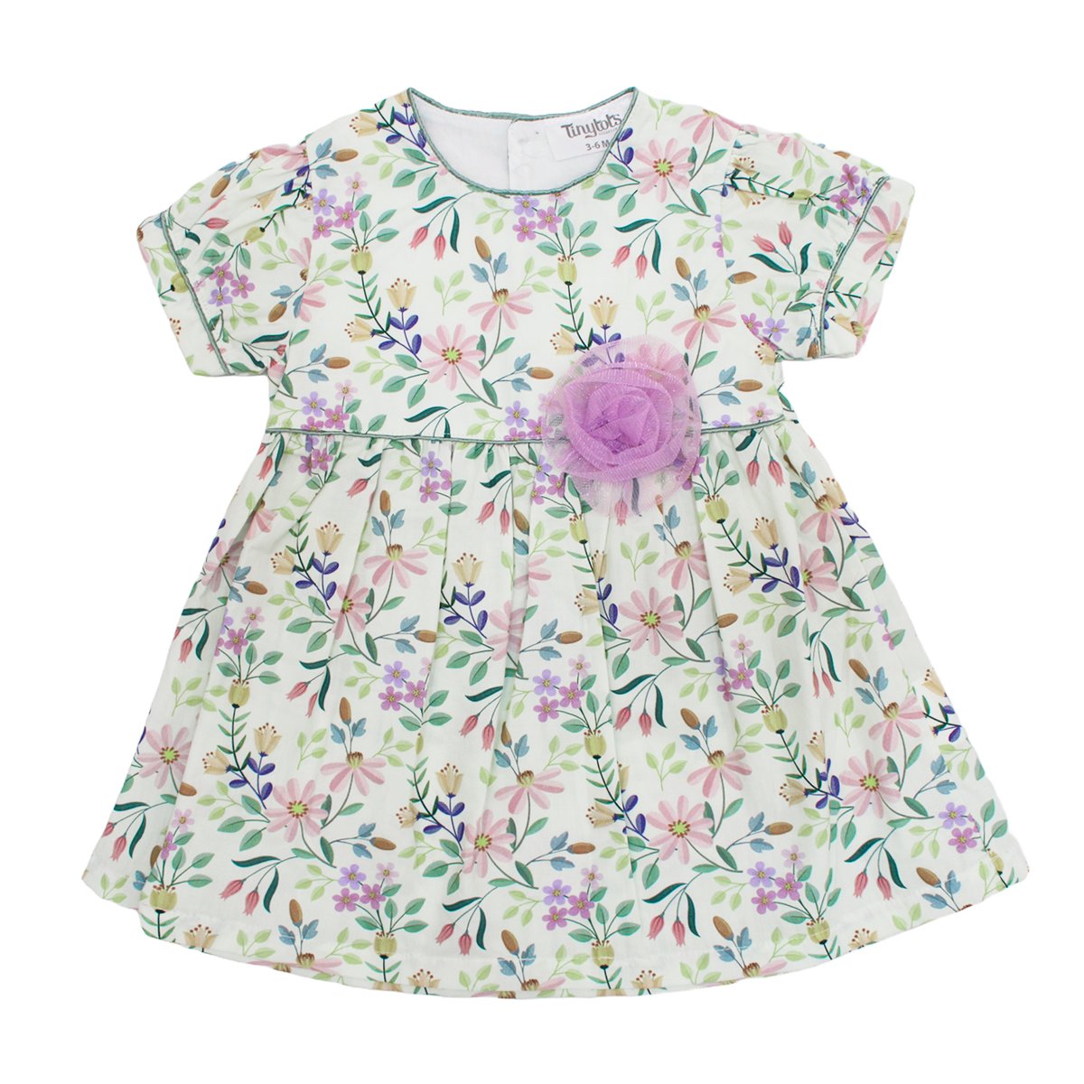 Vestido Manga Corta Tiny Tots Beb&eacute; Ni&ntilde;a image number null