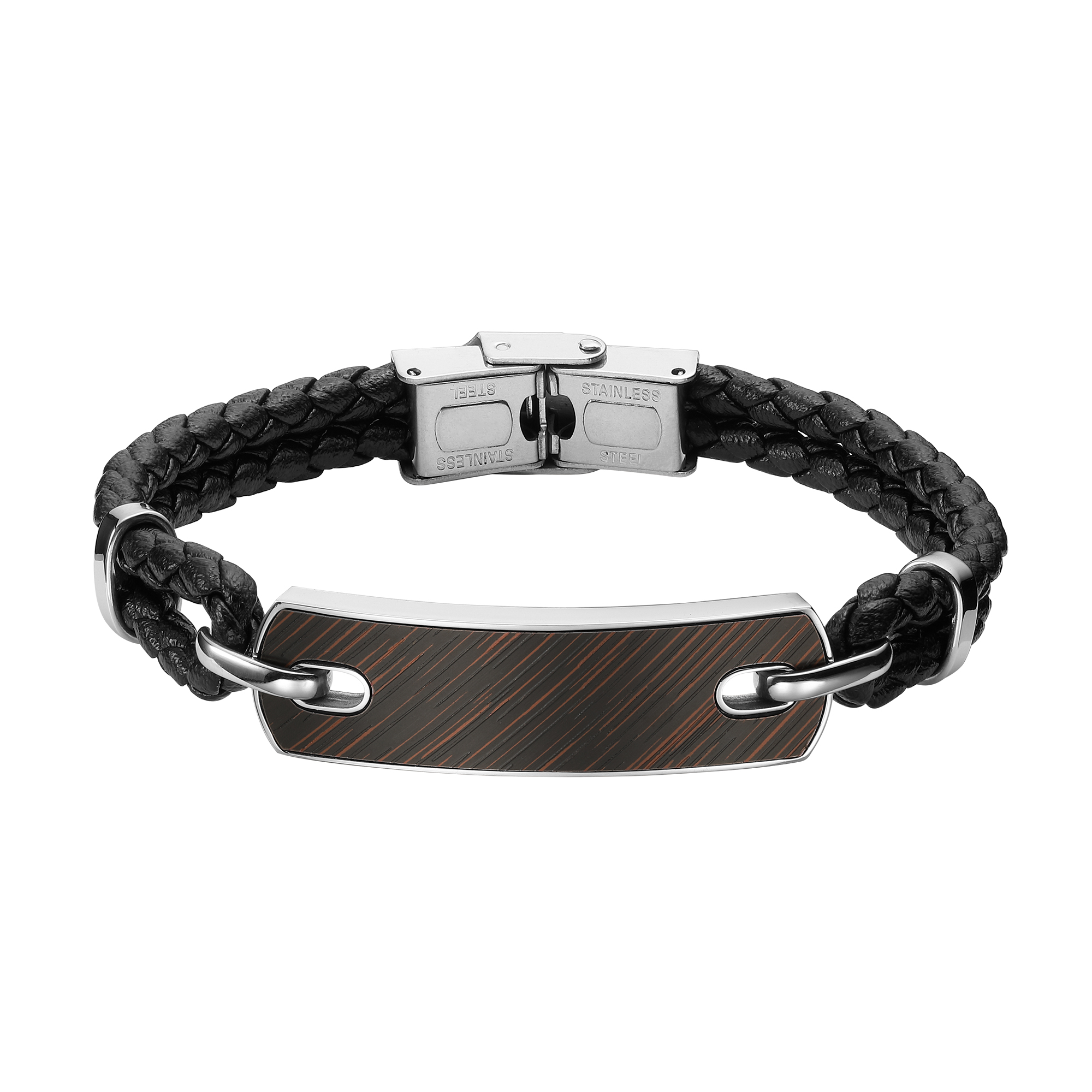 Pulsera Negro Acero Enso image number null
